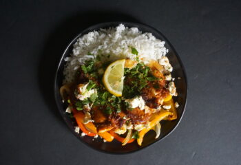BAKED CHICKEN WITH FETA AND CITRUS DRESSING