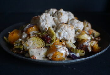 FALL ROASTED VEGGIES W APPLE SAGE MEATBALLS FALL ROASTED VEGGIES W APPLE SAGE MEATBALLS